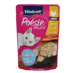 VITAKRAFT JUNIOR 2-12 MESI POESIE DELICE FILETTO DI POLLO BUSTA 85 GR.