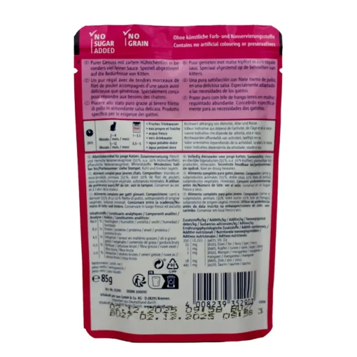 VITAKRAFT JUNIOR 2-12 MESI POESIE DELICE FILETTO DI POLLO BUSTA 85 GR.