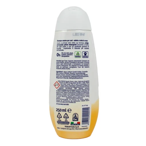 VITAKRAFT SHAMPOO NEUTRO PER CANI PROFUMO DI LAVANDA 250 ML
