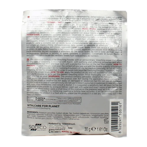 VITALCARE POLVERE DECOLORANTE SUPERSCHIARENTE PROFESSIONAL BUSTA