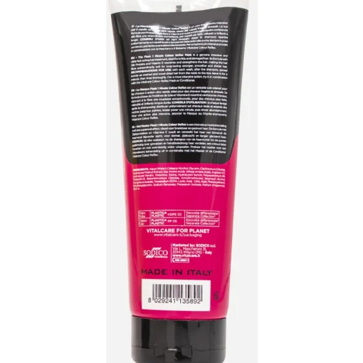VITALCARE REFLEX COLOUR MASCHERA FLASH 1 MINUTO TRATTAMENTO INTENSIVO PROTETTIVO CAPELLI COLORATI, MECHES TUBO 190 ML