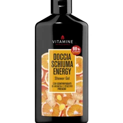 VITAMINE DOCCIASCHIUMA ENERGY CON CENTRIFUGATI DI ARANCIA E ZENZERO FRESCHI