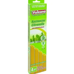 VULCANO BASTONCINI CITRONELLA PER AMBIENTI ESTERNI 4 PZ