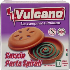 VULCANO COCCIO PORTA SPIRALI + 10 SPIRALI EXTRA+