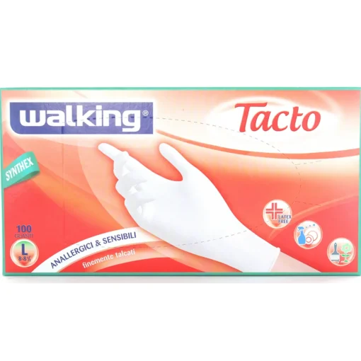 WALKING GUANTI LATTICE SINTETICO TACTO USA&GETTA 100 PZ.GRANDE