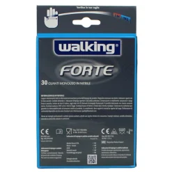 WALKING GUANTO FORTE NITRILE 30 PEZZI MISURA M 6-7 1/2 - DISP MED CL 1