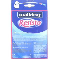 WALKING GUANTO IN NITRILE RESISTO USA E GETTA 40 PZ.SMALL/MEDIUM