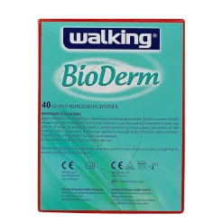 WALKING GUANTO LATTICE SINTETICO BIODERM USA E GETTA 40 PZ.SMALL/MEDIUM