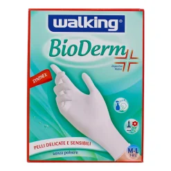 WALKING GUANTO LATTICE SINTETICO BIODERM USA E GETTA 40 PZ.MEDIUM/LARGE