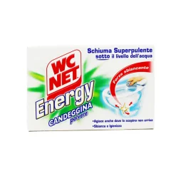 WC NET ENERGY CANDEGGINA POLVERE SCHIUMA SUPERPULENTE 4 BUSTE
