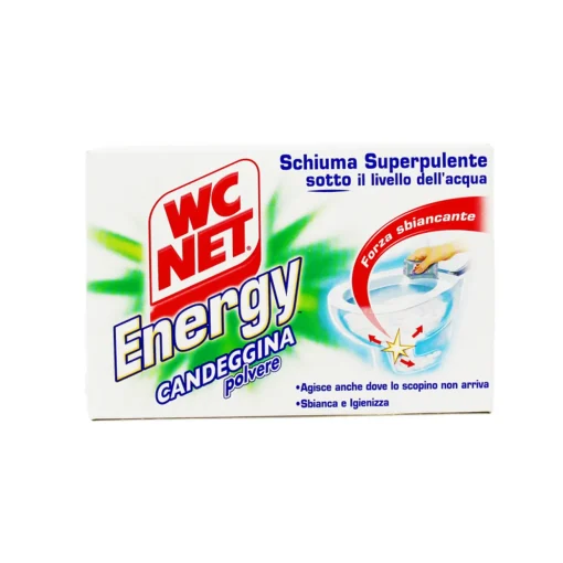 WC NET ENERGY CANDEGGINA POLVERE SCHIUMA SUPERPULENTE 4 BUSTE