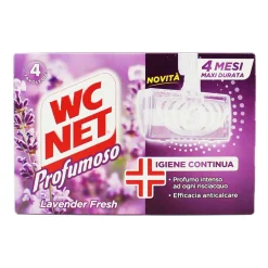 WC NET PROFUMOSO TAVOLETTA SOLIDA LAVENDER FRESH IGIENE CONTINUA 4 PZ