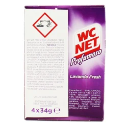 WC NET PROFUMOSO TAVOLETTA SOLIDA LAVENDER FRESH IGIENE CONTINUA 4 PZ