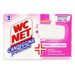 WC NET TAVOLETTA SOLIDA CANDEGGINA PROFUMATA IGIENE CONTINUA 2 PZ