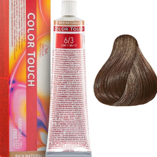 WELLA COLOR TOUCH AMMONIA FREE 6/3 BIONDO SCURO DORATO