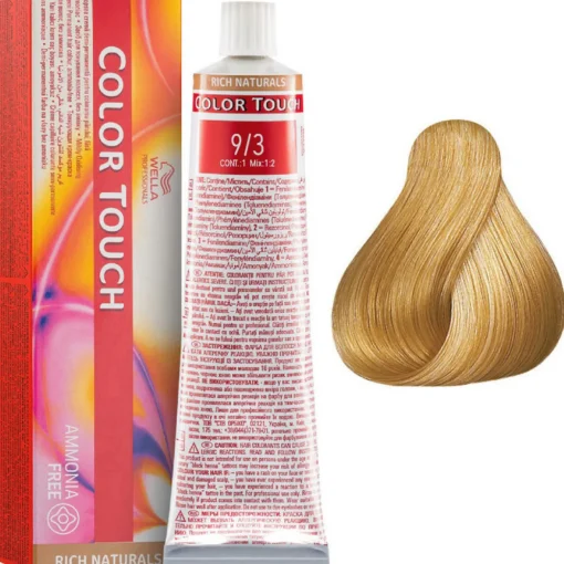 WELLA COLOR TOUCH AMMONIA FREE 9/3 BIONDO CHIARISSIMO DORATO