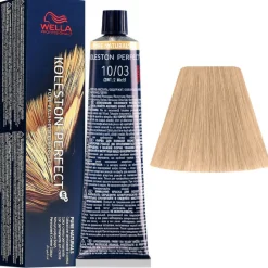 WELLA KOLESTON PERFECT 10/03 BIONDO PLATINO NATURALE DORATO
