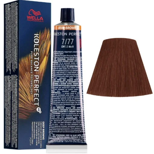 WELLA KOLESTON PERFECT ME PURE NATURALS TINTURA CAPELLI 7/77 BIONDO MEDIO SABBIA INTENSO