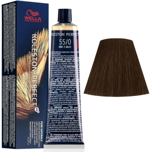 WELLA KOLESTON PERFECT ME PURE NATURALS TINTURA CAPELLI 55/0 CASTANO CHIARO INTENSO