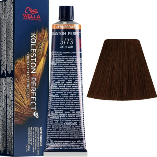 WELLA KOLESTON PERFECT PURE NATURAL 5/73 CASTANO CHIARO SABBIA DORATO
