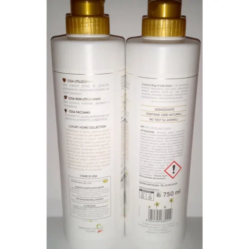 WEXOR ELISIR LAVAINCERA DETERGENTE IN GEL PROFUMANTE CON CERA CARNAUBA 750 ML ZAGARA, FIOR DI LOTO E ACCORDO MEDITERRANEO