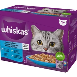 WHISKAS CORE 1+ SELEZIONE PESCE BUSTA 12x85gr