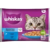 WHISKAS CORE 1+ SELEZIONE PESCE BUSTA 4x85gr SALMONE, TONNO IN GELATINA