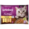 WHISKAS PURE DELIGHT TENERE DELICATEZZE BUSTA 4x85gr POLLO, TACCHINO IN GELATINA