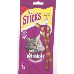 WHISKAS STICS CON POLLO BUSTA 3 PZ