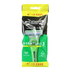 WILKINSON RASOIO ESSENTIAL 3 SENSITIVE PIVOT 4+2 PEZZI
