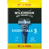 WILKINSON RASOIO EXTRA 3 ESSENTIALS 3 LAME 8 PEZZI + 4 GRATIS