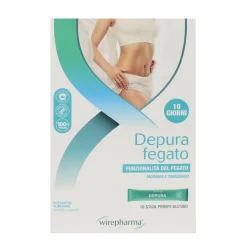 WIREPHARMA DEPURA FEGATO 10 STICKS INTEGRATORE ALIMENTARE