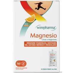 WIREPHARMA INTEGRATORE MAGNESIO LIQUIDO 10 POUCH 250 ML