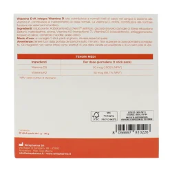 WIREPHARMA VITAMINA D+K SISTEMA IMMUNITARIO 30 STICKS INTEGRATORE ALIMENTARE