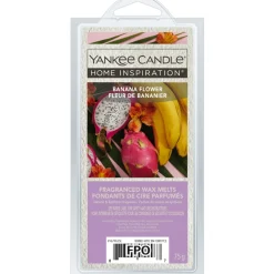 YANKEE CANDLE HOME INSPIRATION BLISTER 6 CUBETTI DI CERA DA SCIOGLIERE - FIORI DI BANANO E MUSCHIO