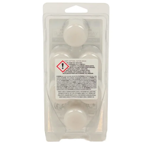 YANKEE CANDLE HOME INSPIRATION BLISTER 6 CUBETTI DI CERA DA SCIOGLIERE - SOFT COTTON