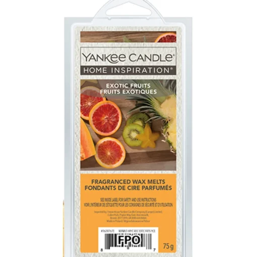 YANKEE CANDLE HOME INSPIRATION BLISTER 6 CUBETTI DI CERA DA SCIOGLIERE - MACARONS
