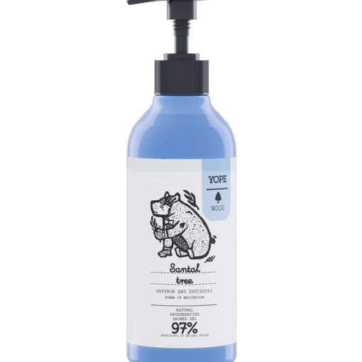 YOPE DOCCIA GEL NATURALE RIGENERANTE AL SANDALO 400 ML