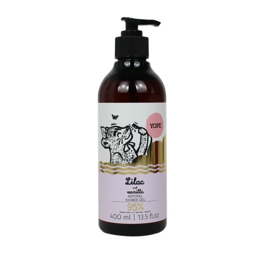 YOPE GEL DOCCIA NATURALE FRAGRANZA LILLA E VANIGLIA 400 ML