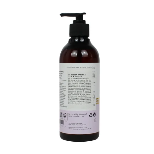 YOPE GEL DOCCIA NATURALE FRAGRANZA LILLA E VANIGLIA 400 ML