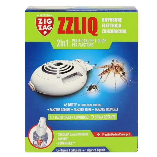 ZIG ZAG DIFFUSORE ELETTRICO + RICARICA LIQUIDA 30 ML
